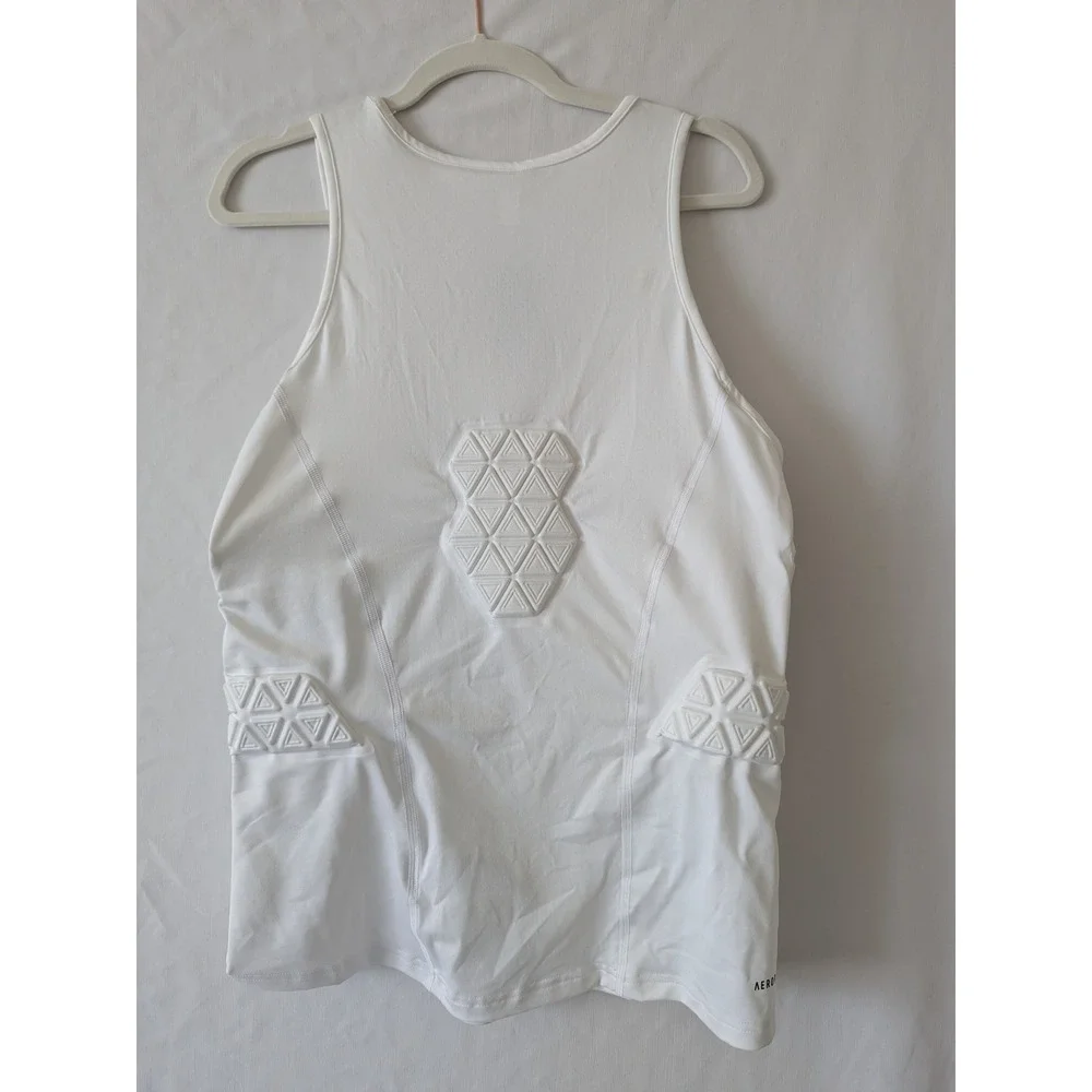 Adidas Padded Tank Top White‎ AEROREADY Men's 2XL Basketball Football